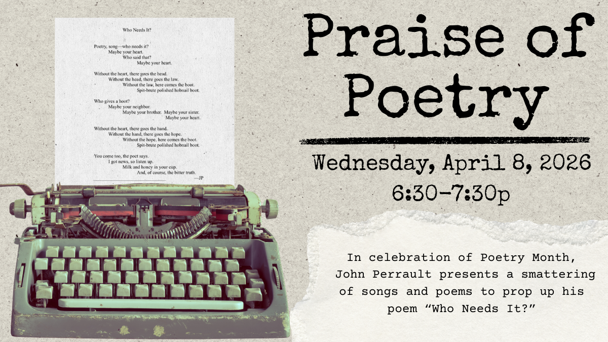 Praise of Poetry with John Perrault